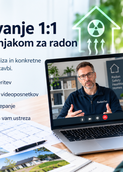 Svetovanje 1:1 s strokovnjakom za radon
