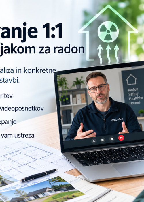 Svetovanje 1:1 s strokovnjakom za radon